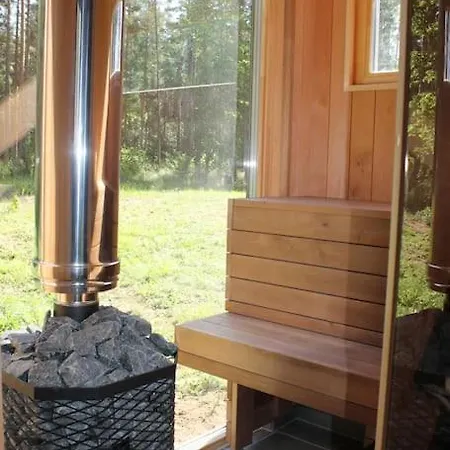 Minimaja Saunaga Vaatega Maennimetsale Syytme Exterior photo
