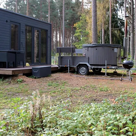 Minimaja Saunaga Vaatega Maennimetsale Syytme Exterior photo