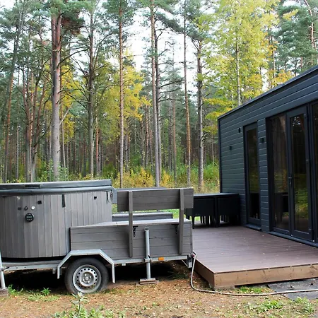 Minimaja Saunaga Vaatega Maennimetsale Syytme Exterior photo